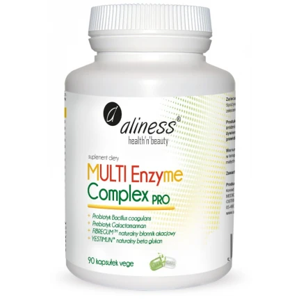 Aliness MultiEnzyme Complex PRO 90kaps. Enzymy