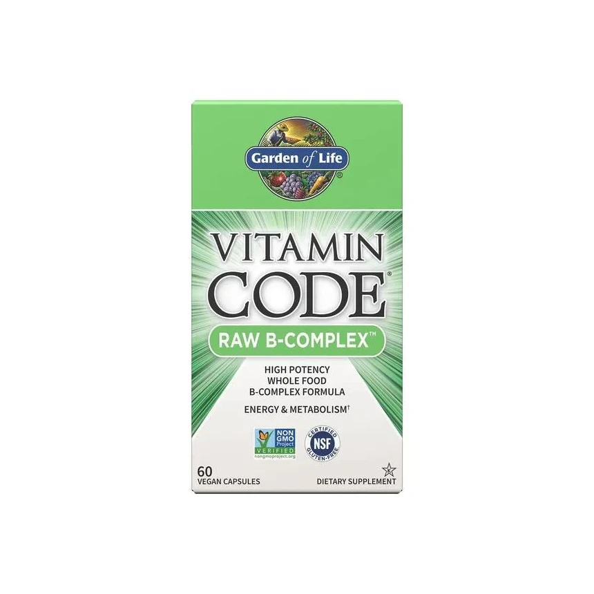 Garden of Life Vitamin Code B-Complex 60vcaps. Witaminy z grupy B
