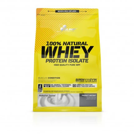 Olimp 100% Natural Whey Protein Isolate 600g Białko Naturalne Izolat WPI
