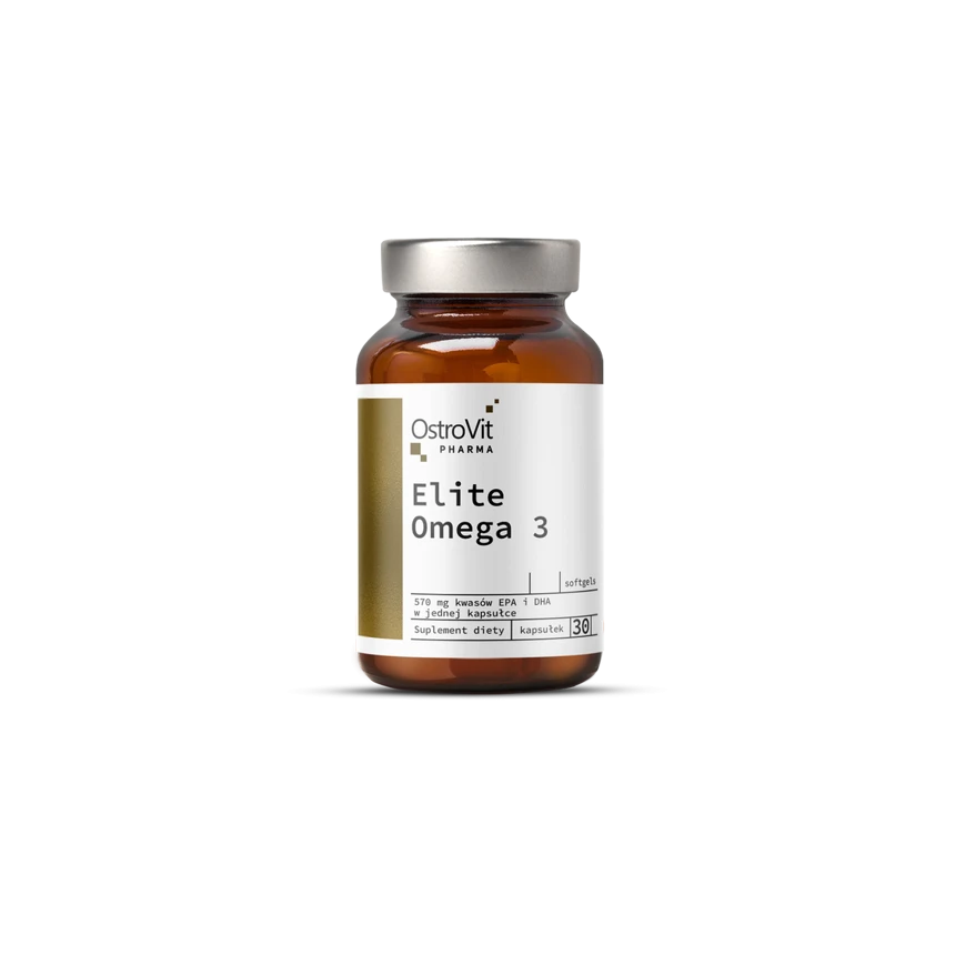OstroVit Pharma Elite Omega 3 30kaps. Kwasy Tłuszczowe EPA DHA
