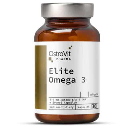 OstroVit Pharma Elite Omega 3 30kaps. Kwasy Tłuszczowe EPA DHA