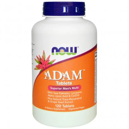NOW Adam  120tabs. Men's Multiple Vitamin Witaminy dla Mężczyzn