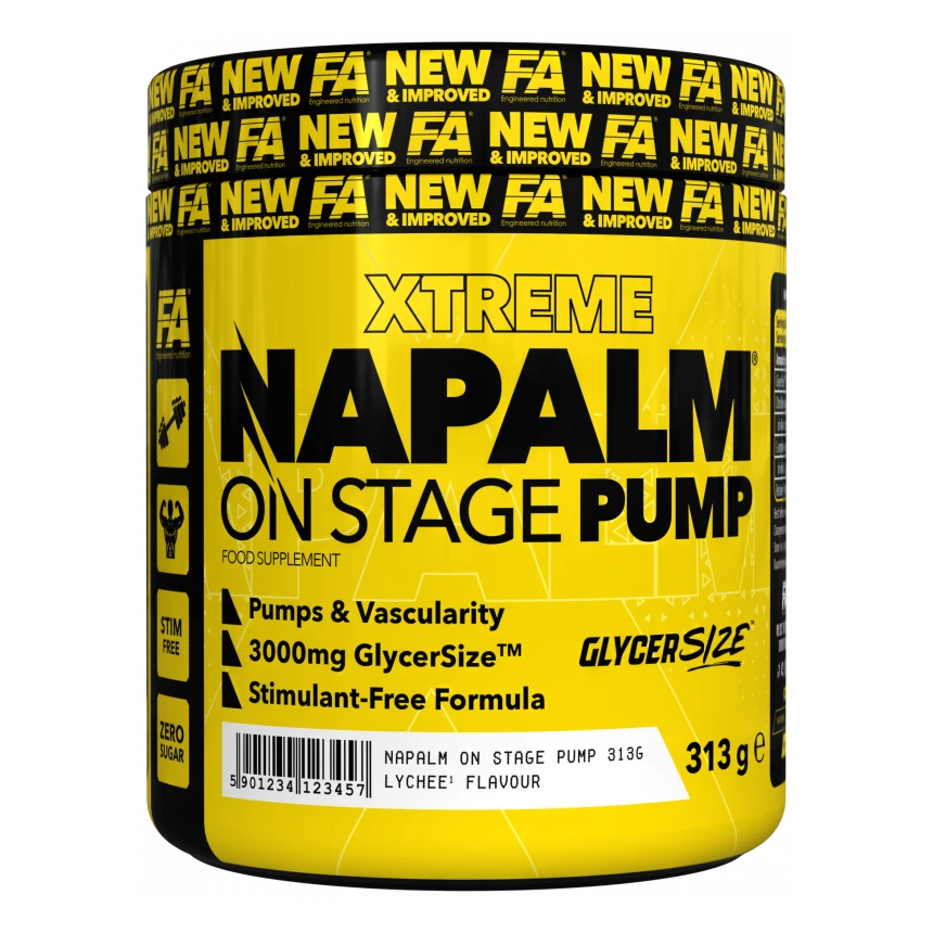 FA Napalm On Stage Pump 313g Przedtreningówka Pompa Mięśniowa