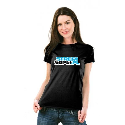 StrefaSupli T-Shirt Damski Czarny - S