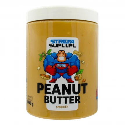 StrefaSupli Peanut Butter Smooth 1000g Masło Orzechowe