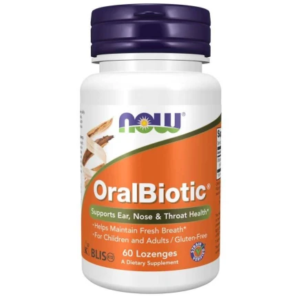 Now Foods OralBiotic 60lozenges Probiotyki