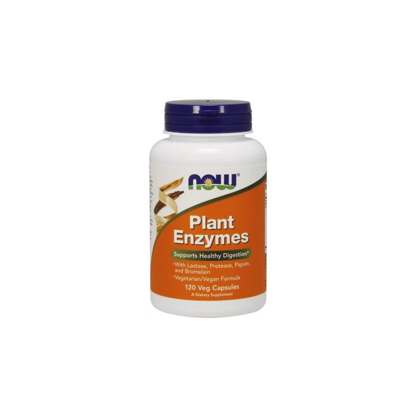 NOW Foods Plant Enzymes 120vkaps. Enzymy Roślinne