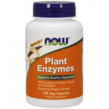 NOW Foods Plant Enzymes 120vkaps. Enzymy Roślinne