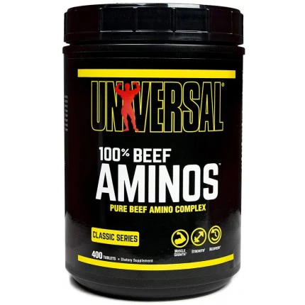 Universal 100% Beef Aminos - 400tabs. Aminokwasy białka wołowego