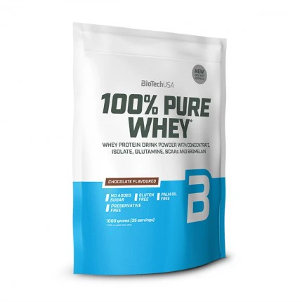 BioTech 100% Pure Whey 1000g Białko MIX WPC WPI