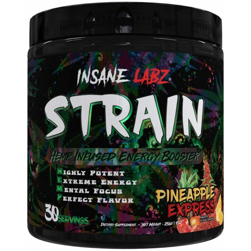 Insane Labz Strain 256g Przedtreningówka Ekstrakt Konopny