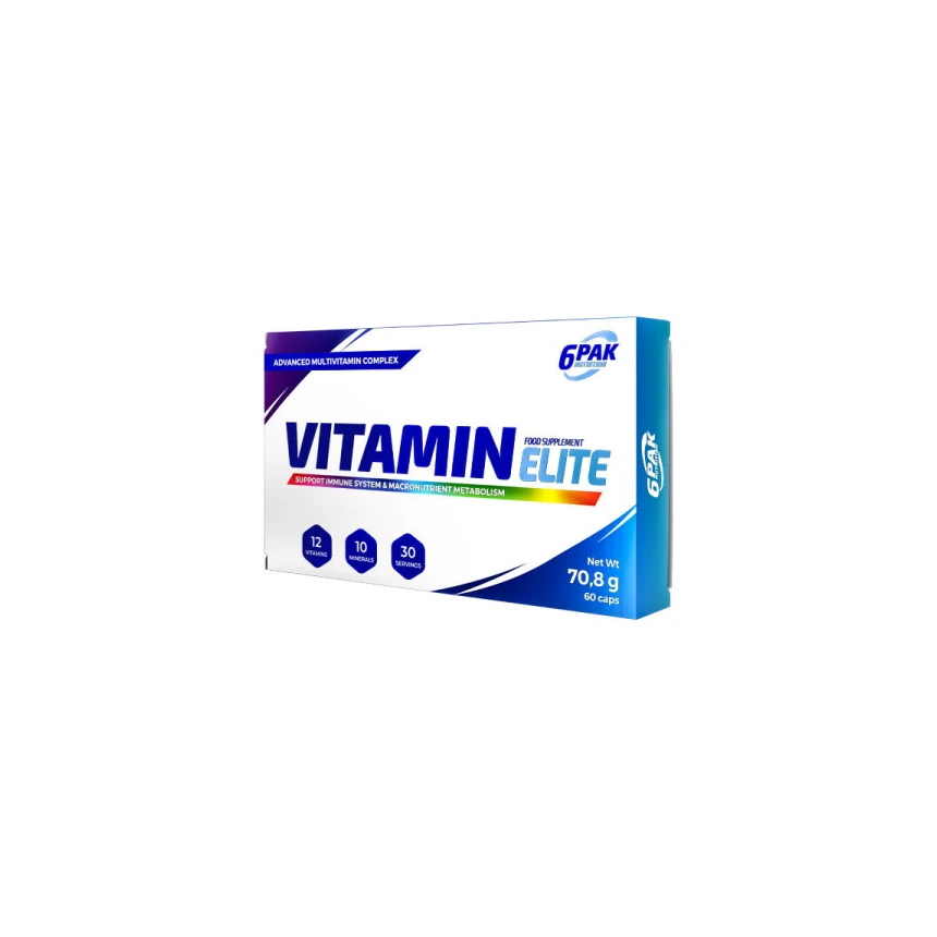 6PAK Vitamin Elite 60kaps. Kompleks Witamin i Minerałów