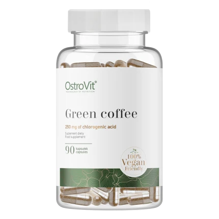 OstroVit Green Coffee Zielona Kawa VEGE 90 kapsułek Kofeina