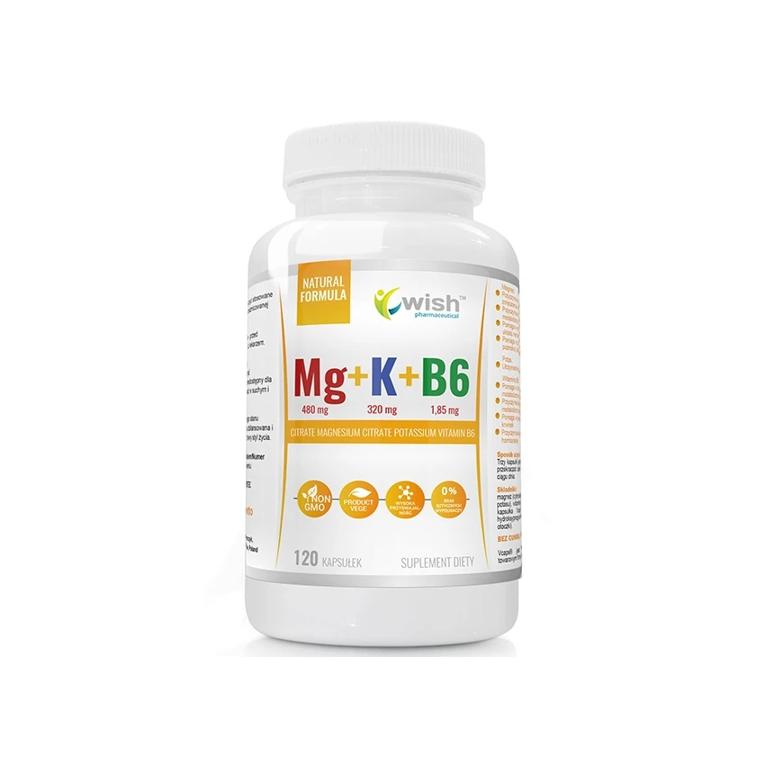 Wish Mg+K+B6 120kaps.