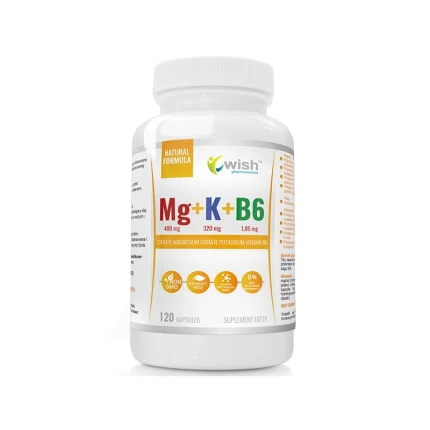 Wish Mg+K+B6 120kaps.