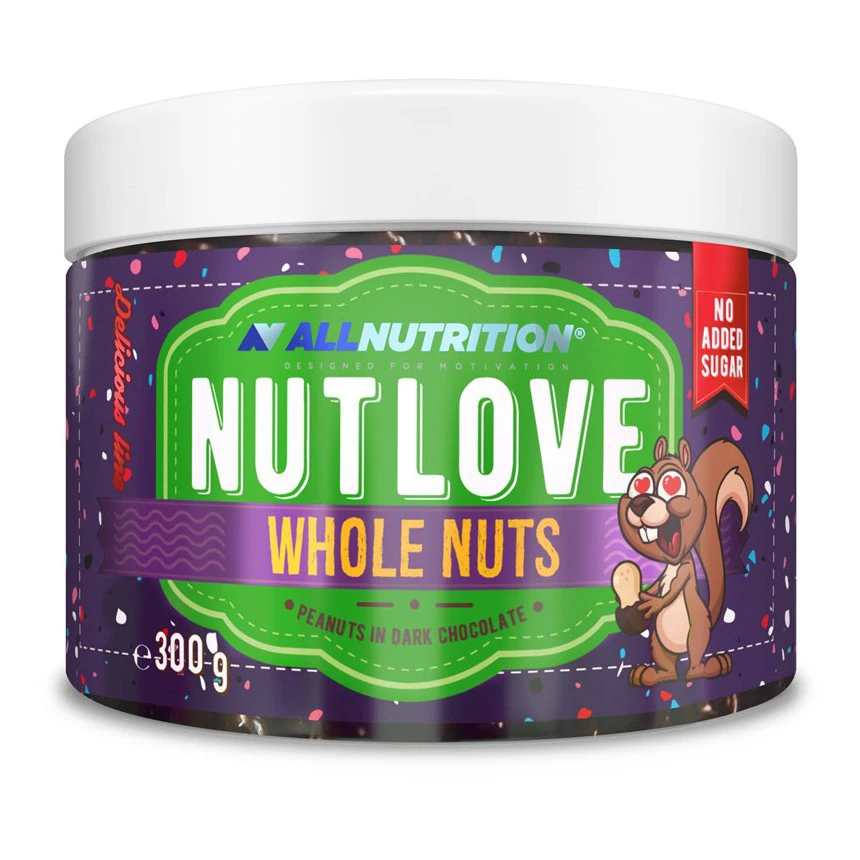 AllNutrition NUTLOVE Wholenuts   Arachidy w Ciemnej Czekoladzie