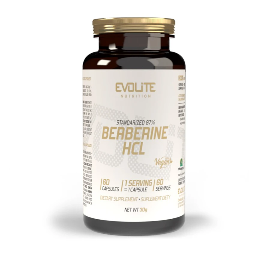 Evolite Berberine HCL 400mg 60kaps. Berberyna