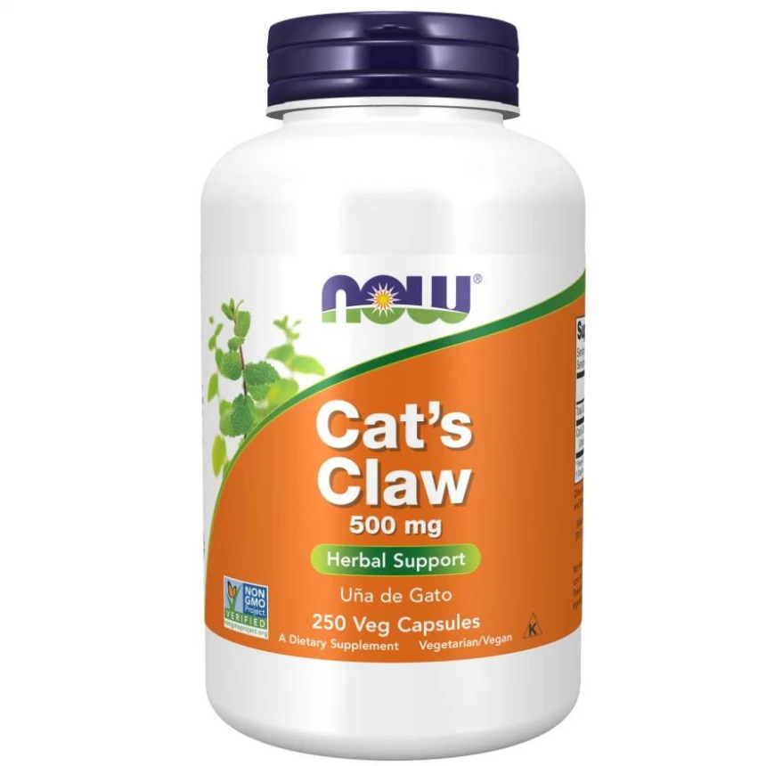 NOW Foods Cat's Claw 500mg 250vkaps. Koci Pazur