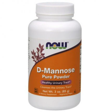 NOW Foods D-Mannose Pure Powder 85g Infekcja układu moczowego Zapalenie pęcherza