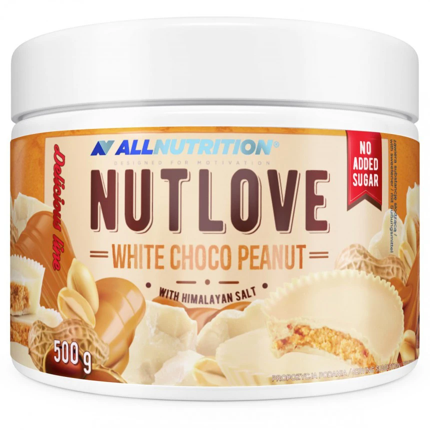 AllNutrition NUTLOVE WHITE CHOCO PEANUT - 500g