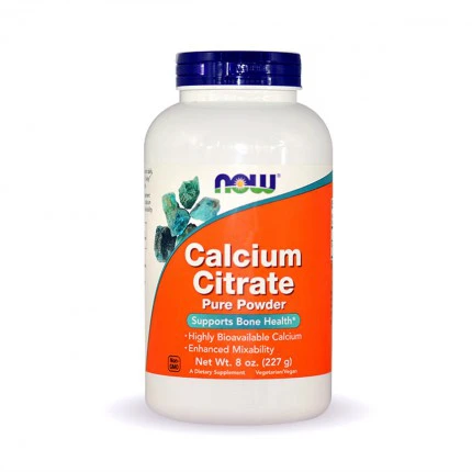 NOW Foods Calcium Citrate 100% 227g Wapno