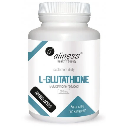 Aliness L-Glutathione Reduced 500mg 100vkaps.