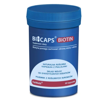 Formeds BICAPS BIOTIN 60kaps. Biotyna