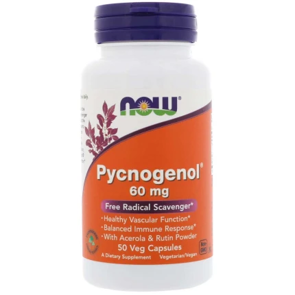 NOW Foods Pycnogenol 60mg 50vkaps. Układ Odpornościowy