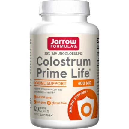 Jarrow Colostrum Prime Life 120vkaps. Odporność