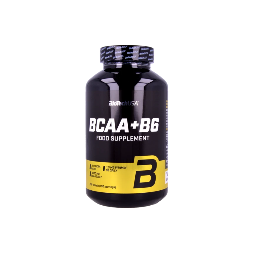 BioTech BCAA + B6 200tab. Aminokwasy Regeneracja Odbudowa