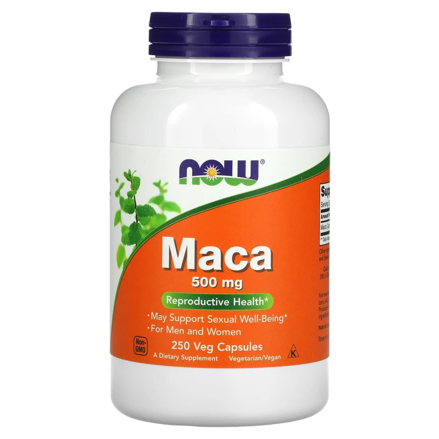 NOW Maca 500mg 250vkaps.