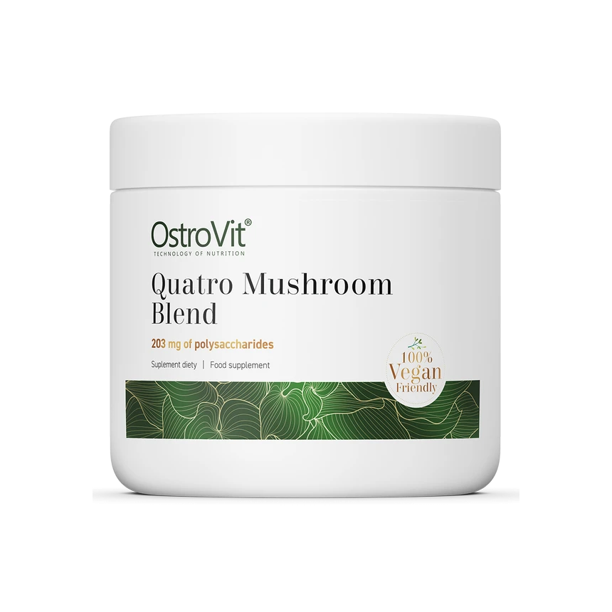 OstroVit Quatro Mushroom Blend 100g Adaptogeny Grzyby Adaptogenne