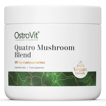 OstroVit Quatro Mushroom Blend 100g Adaptogeny Grzyby Adaptogenne