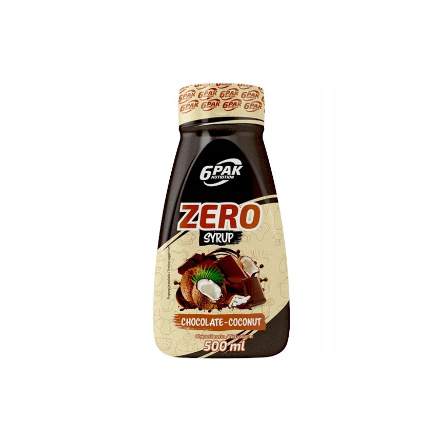 6PAK Sauce ZERO 500ml - Chocolate-Coconut Sos Czekoladowo-Kokosowy