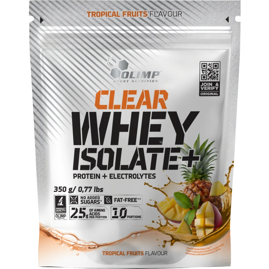 Olimp Clear Whey Isolate 350g Izolat Białka, Elektorility