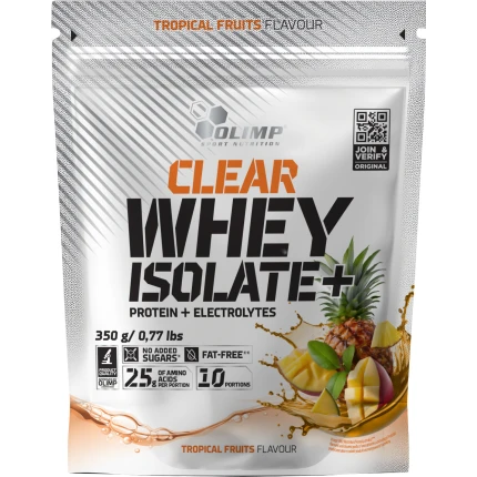 Olimp Clear Whey Isolate 350g Izolat Białka, Elektorility