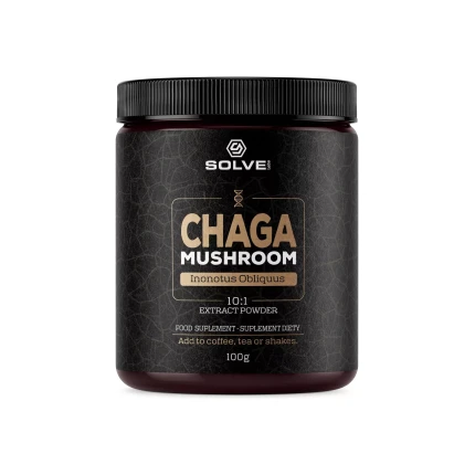 Solve Labs Chaga 10:1 Powder 100g Błyskoporek Podkrowy