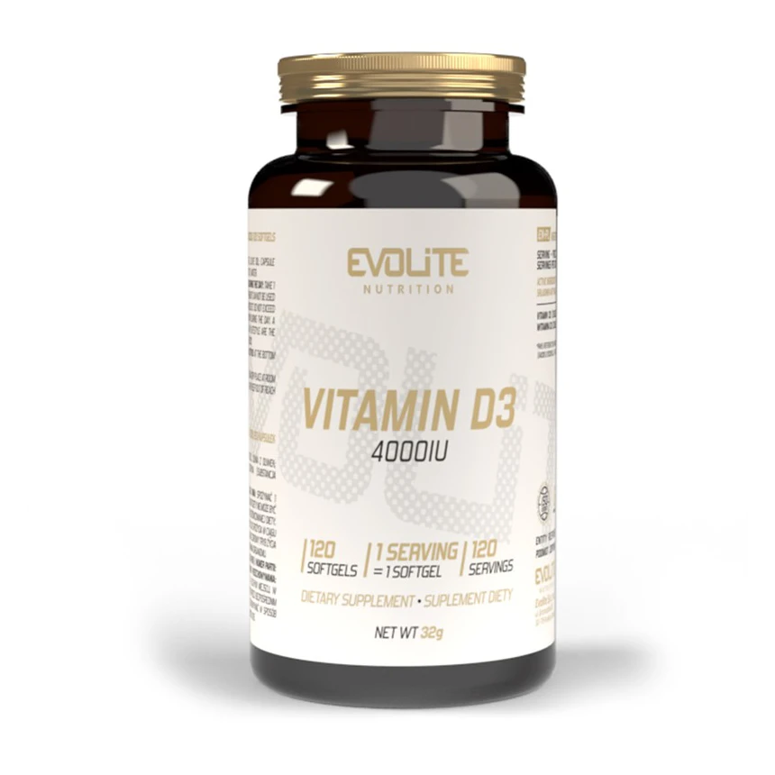 Evolite Vitamin D3 4000IU 120softgels Witamina D3