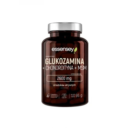 Essensey Glukozamina + Chondroityna + MSM 120kaps.
