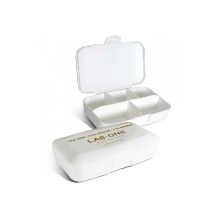 Lab One Pill Box Pudełko na tabletki - Białe