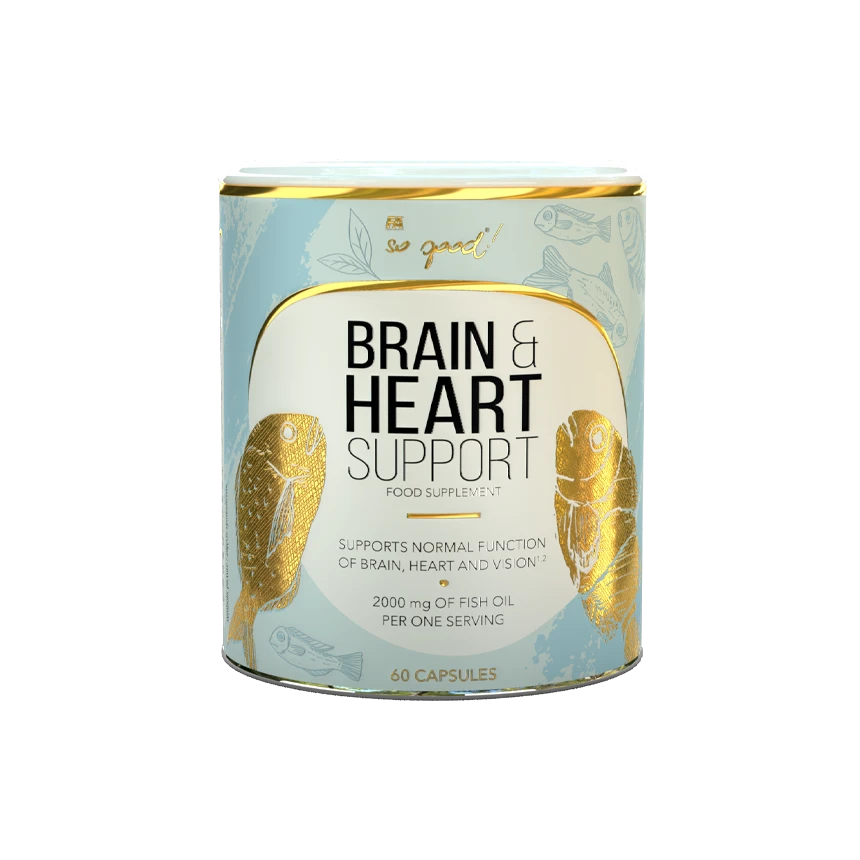 FA So Good Brain & Heart Support 60kaps. Kwasy EPA i DHA