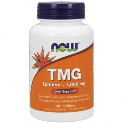 NOW Foods TMG 100tab. Betaina homocysteina