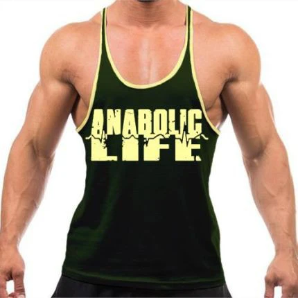 Anabolic Life Tank Top Khaki 
