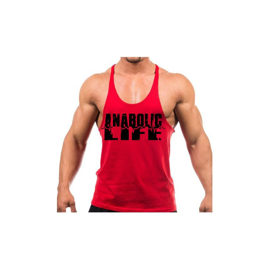 Anabolic Life Tank Top Red 