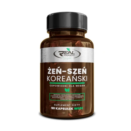 Real Pharm Żeń-Szeń Koreański 90vkaps. Adaptogen