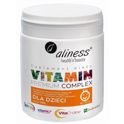 Aliness  Vitamin Premium Complex dla dzieci 120g Kompleks Witamin