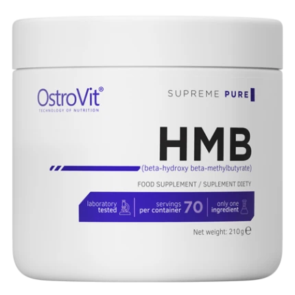 OstroVit Supreme Pure HMB 210g Regenracja budowa mięśni