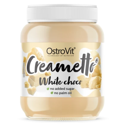 OstroVit Creametto 350g - White Chocolate Krem Biała Czekolada Bez Cukru