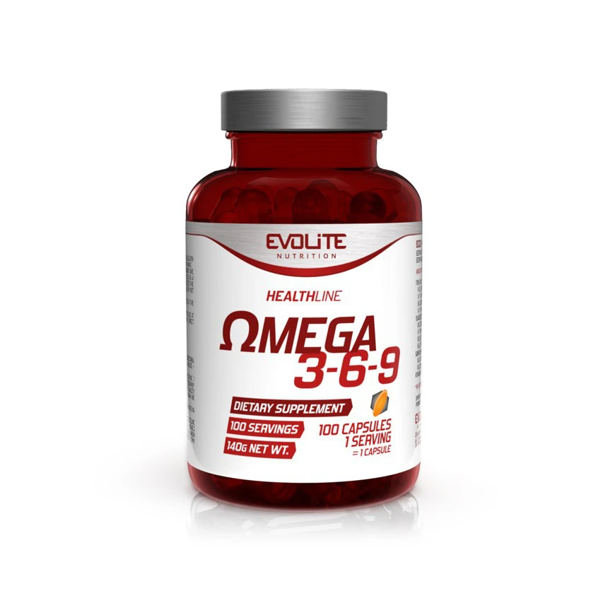 Evolite Omega 3-6-9 100kaps. Kwasy Tłuszczowe EPA DHA