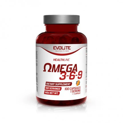 Evolite Omega 3-6-9 100kaps. Kwasy Tłuszczowe EPA DHA